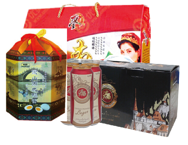 德国巴登狮啤酒礼盒+微山湖咸鸭蛋礼盒+新疆和田大枣礼盒