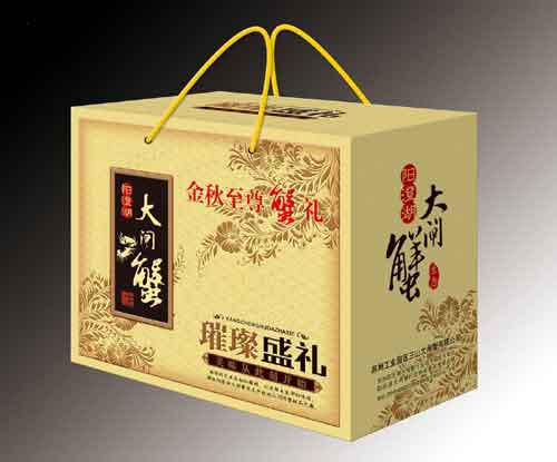 89-2阳澄湖大闸蟹礼盒（3.5-3.0两母蟹4只，4.0-3.5两公蟹4只 ，另送：蟹醋、姜茶、吃蟹工具）